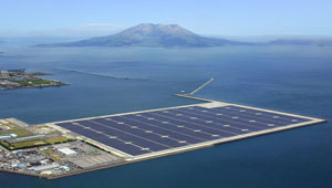 شركة يابانية تنشئ اكبر محطة طاقة شمسية عائمة في العالم